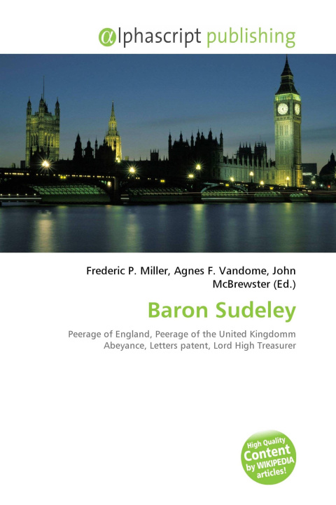 Kniha Baron Sudeley Agnes F. Vandome