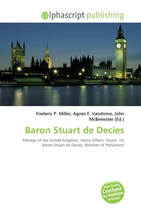 Book Baron Stuart de Decies Agnes F. Vandome