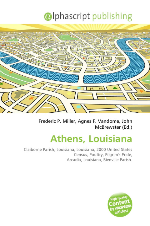 Книга Athens, Louisiana Agnes F. Vandome
