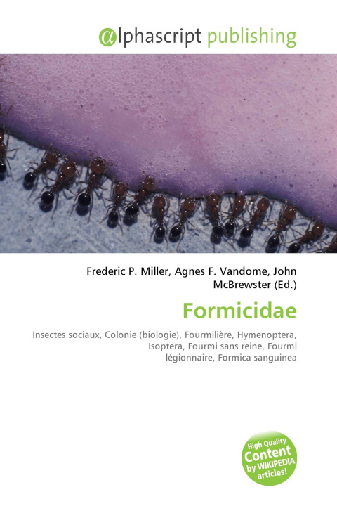 Book Formicidae Agnes F. Vandome
