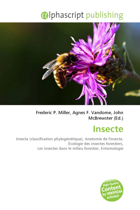 Kniha Insecte Agnes F. Vandome