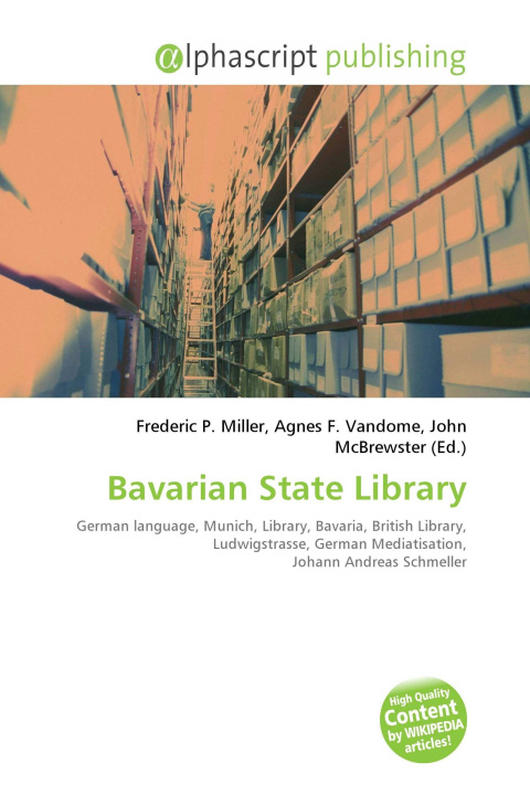 Kniha Bavarian State Library Agnes F. Vandome