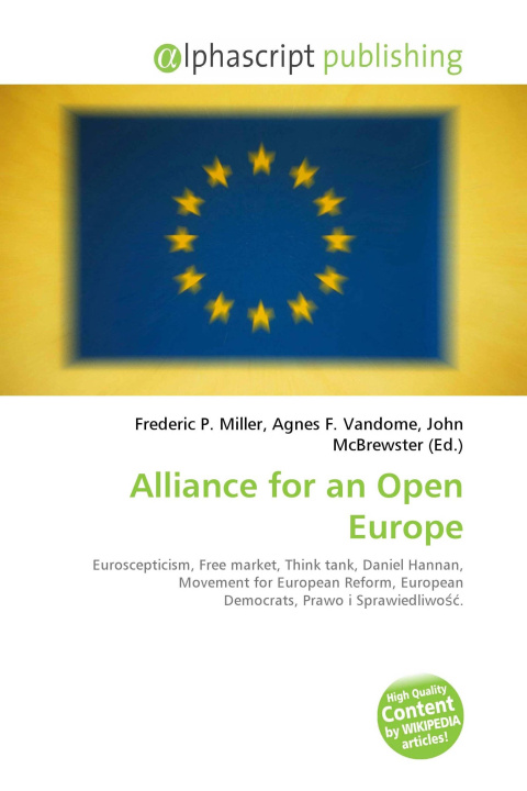 Knjiga Alliance for an Open Europe Agnes F. Vandome