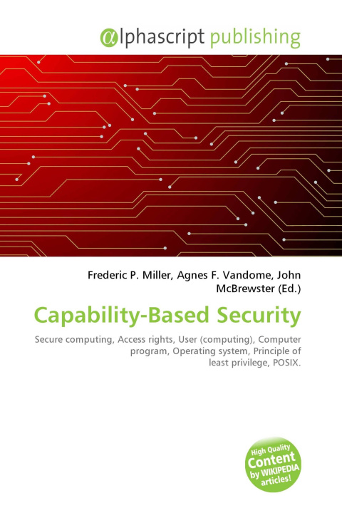 Book Capability-Based Security Agnes F. Vandome