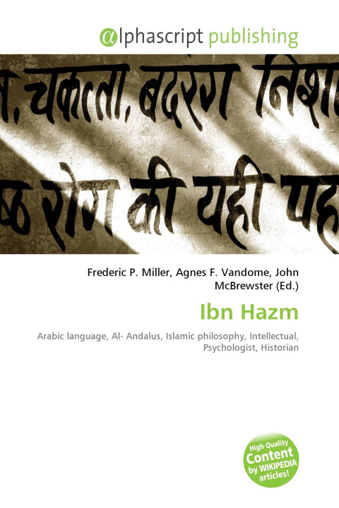 Kniha Ibn Hazm Agnes F. Vandome