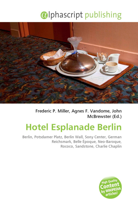 Kniha Hotel Esplanade Berlin Agnes F. Vandome