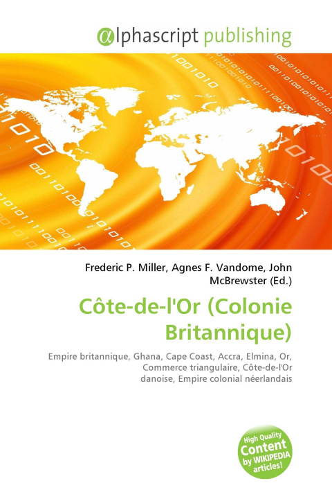 Kniha Côte-de-l'Or (Colonie Britannique) Agnes F. Vandome