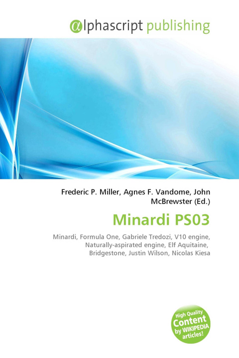 Kniha Minardi PS03 Agnes F. Vandome
