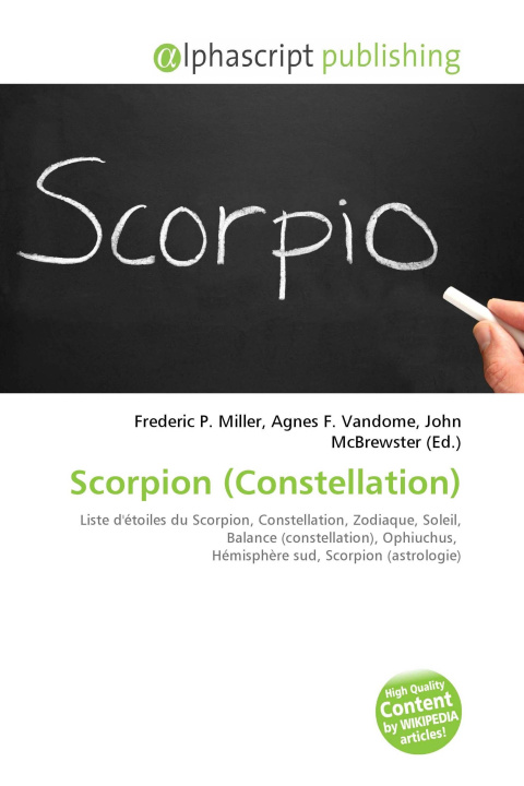 Book Scorpion (Constellation) Agnes F. Vandome