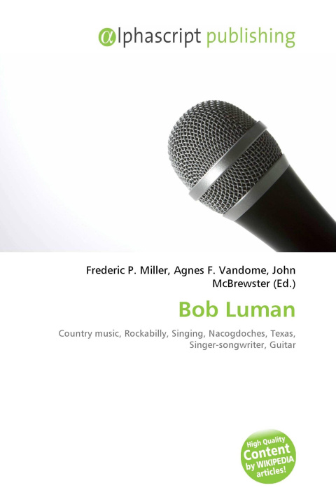 Kniha Bob Luman Agnes F. Vandome
