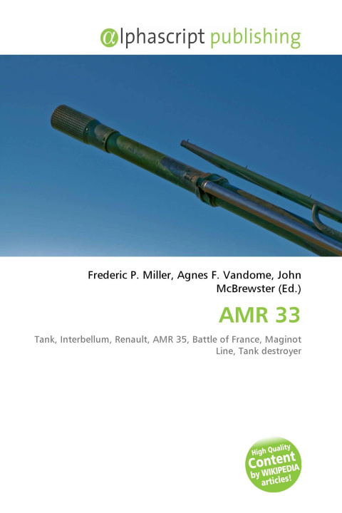 Kniha AMR 33 Agnes F. Vandome