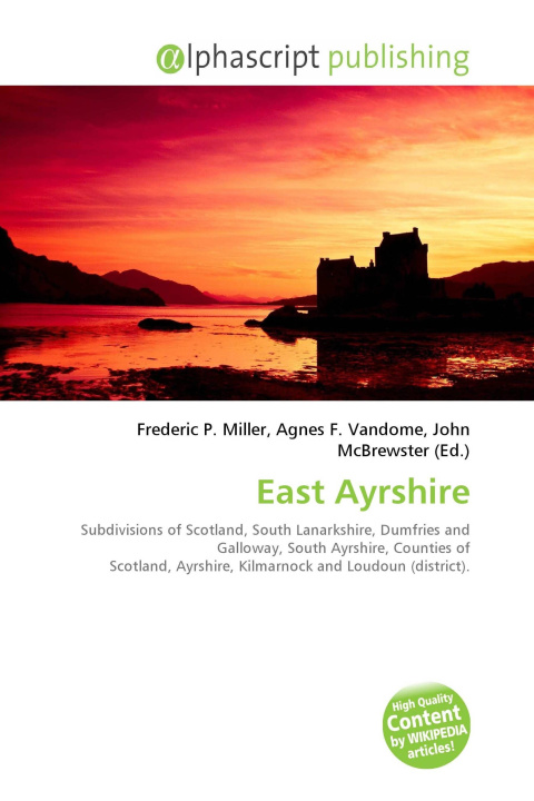 Boek East Ayrshire Agnes F. Vandome