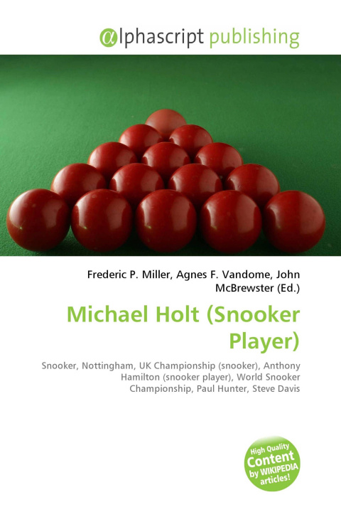 Book Michael Holt (Snooker Player) Agnes F. Vandome