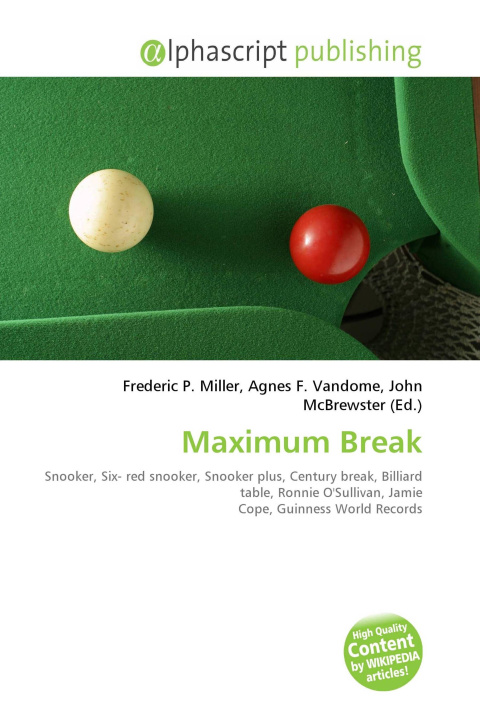 Könyv Maximum Break Agnes F. Vandome