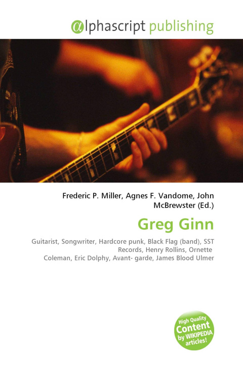 Kniha Greg Ginn Agnes F. Vandome