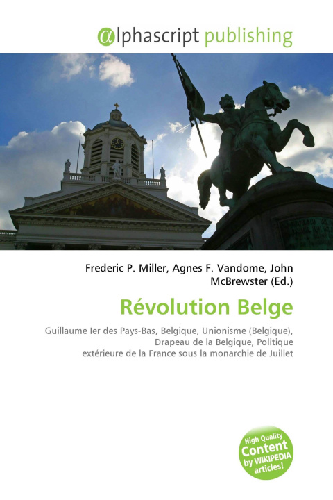 Kniha Révolution Belge Agnes F. Vandome