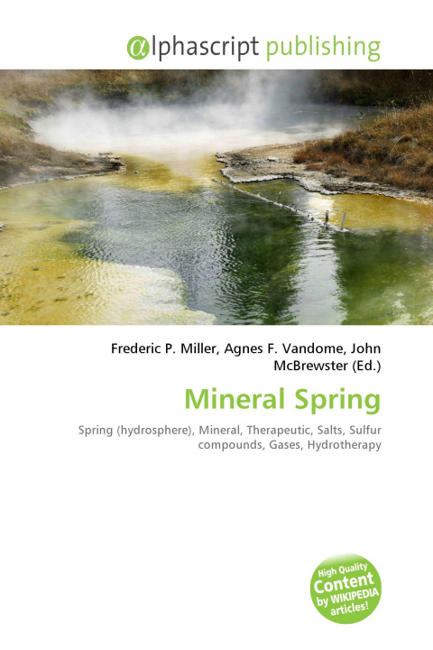 Knjiga Mineral Spring Agnes F. Vandome