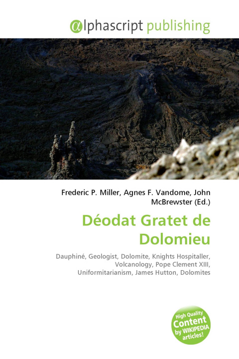 Книга Déodat Gratet de Dolomieu Agnes F. Vandome