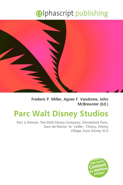 Kniha Parc Walt Disney Studios Agnes F. Vandome