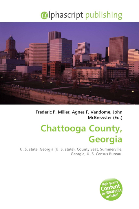 Kniha Chattooga County, Georgia Agnes F. Vandome