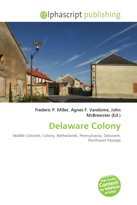 Book Delaware Colony Agnes F. Vandome
