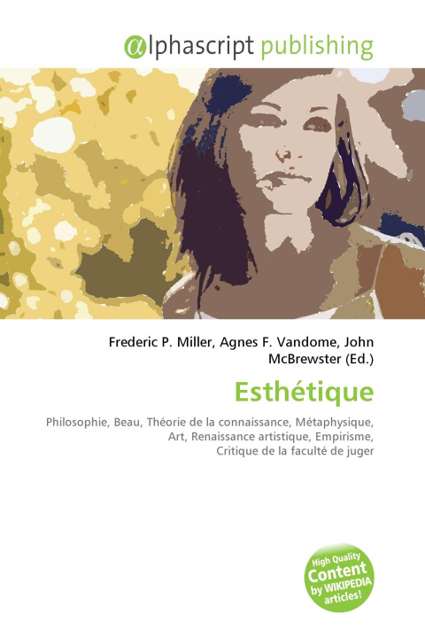 Book Esthétique Agnes F. Vandome