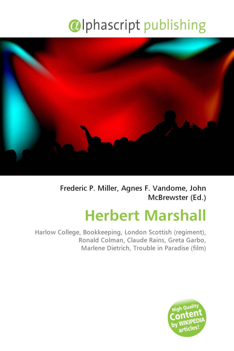 Kniha Herbert Marshall Agnes F. Vandome