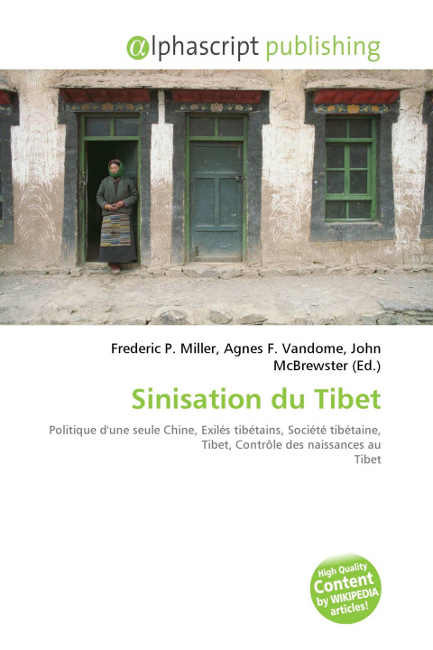 Book Sinisation du Tibet Agnes F. Vandome