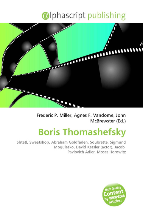 Kniha Boris Thomashefsky Agnes F. Vandome
