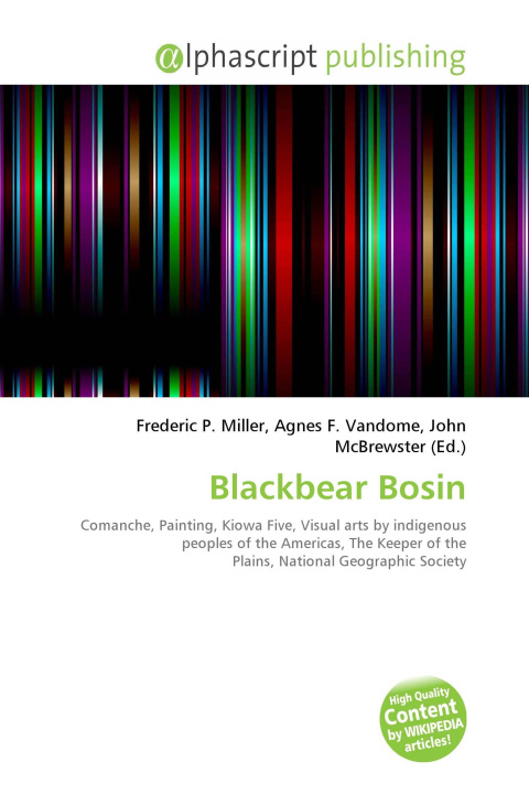Kniha Blackbear Bosin Agnes F. Vandome