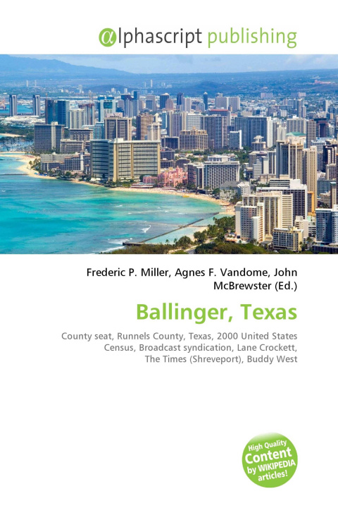 Book Ballinger, Texas Agnes F. Vandome