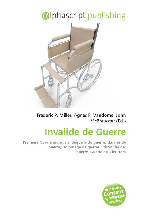 Könyv Invalide de Guerre Agnes F. Vandome