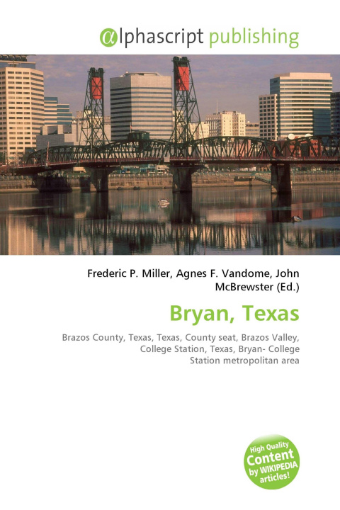Kniha Bryan, Texas Agnes F. Vandome