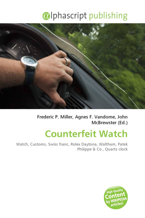 Book Counterfeit Watch Agnes F. Vandome