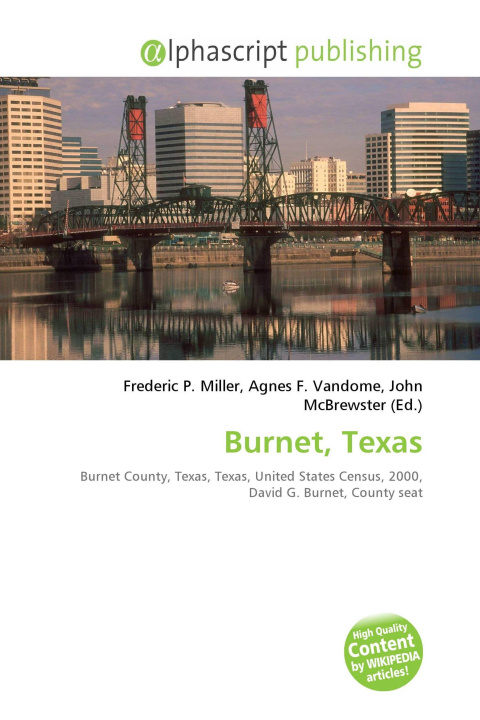 Book Burnet, Texas Agnes F. Vandome