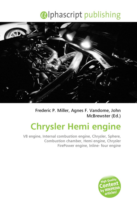 Book Chrysler Hemi engine Agnes F. Vandome