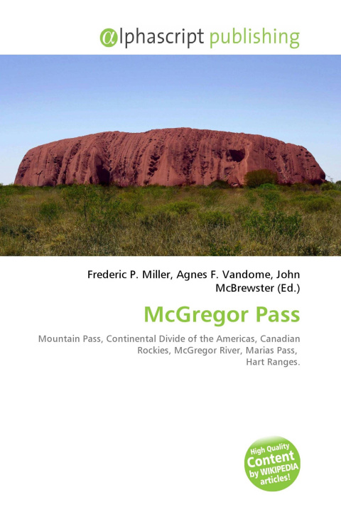 Kniha McGregor Pass Agnes F. Vandome