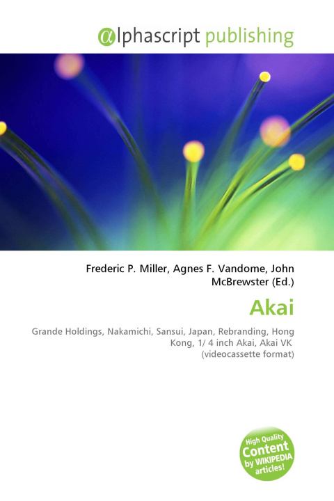 Kniha Akai Agnes F. Vandome