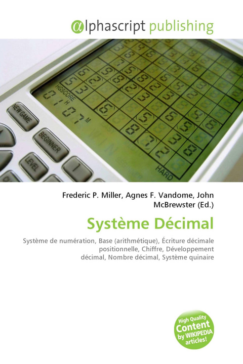 Könyv Système Décimal Agnes F. Vandome