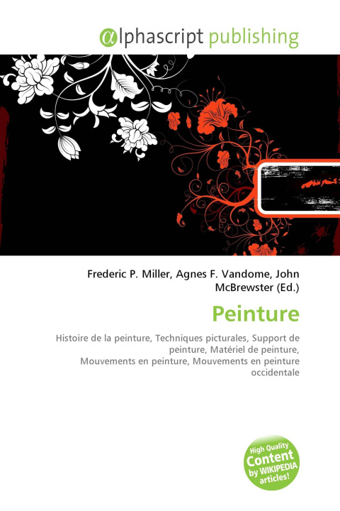 Kniha Peinture Agnes F. Vandome