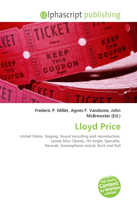 Book Lloyd Price Agnes F. Vandome