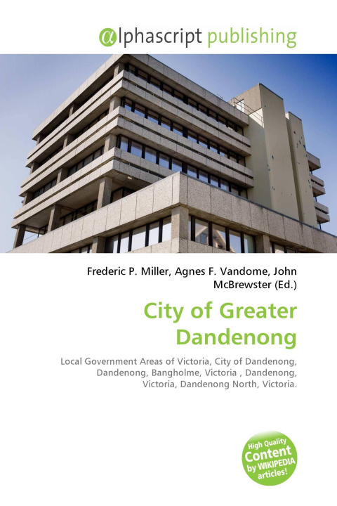 Boek City of Greater Dandenong Agnes F. Vandome