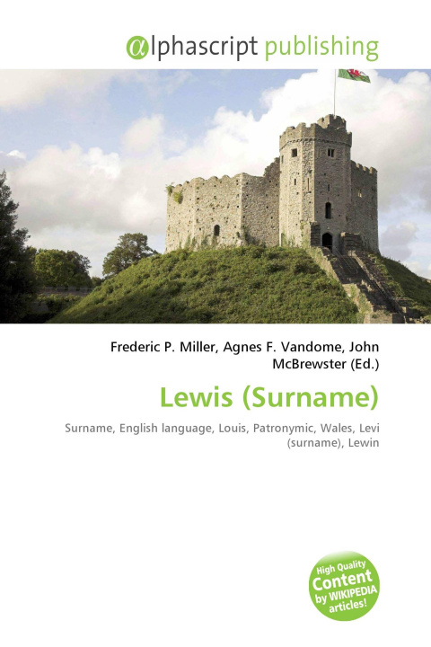Boek Lewis (Surname) Agnes F. Vandome