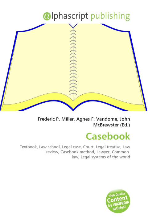 Kniha Casebook Agnes F. Vandome