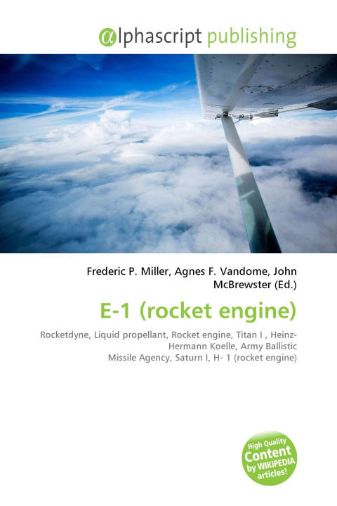 Könyv E-1 (rocket engine) Agnes F. Vandome