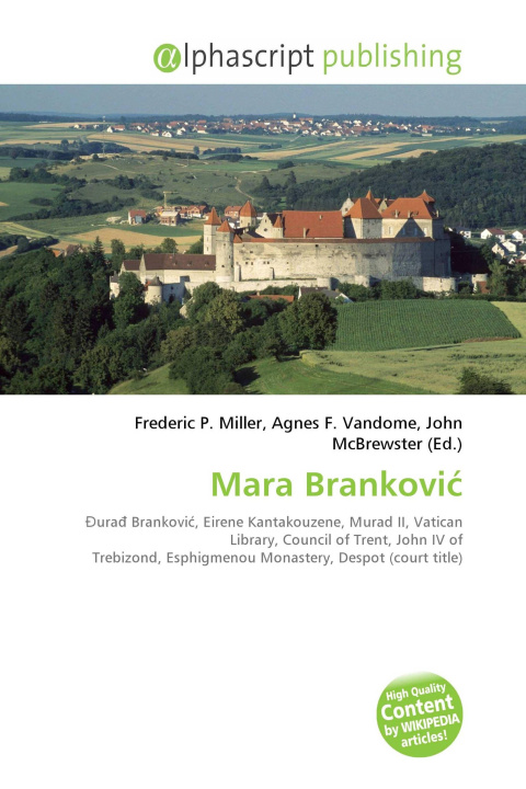 Kniha Mara Brankovi¿ Agnes F. Vandome