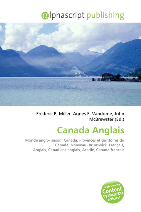 Kniha Canada Anglais Agnes F. Vandome