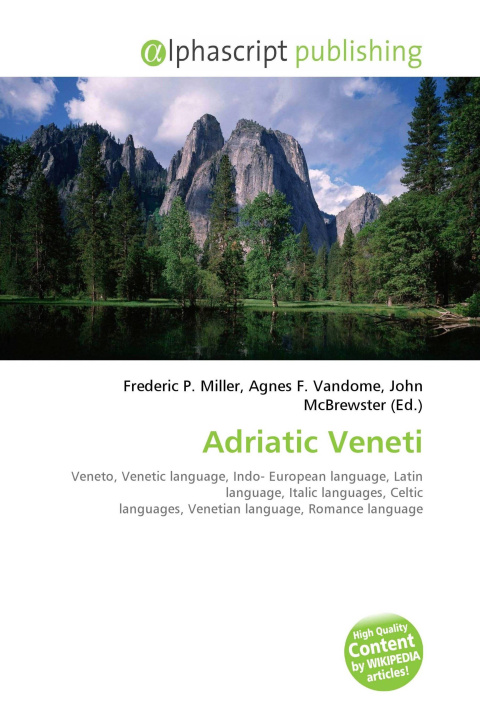 Kniha Adriatic Veneti Agnes F. Vandome