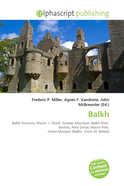 Kniha Balkh Agnes F. Vandome
