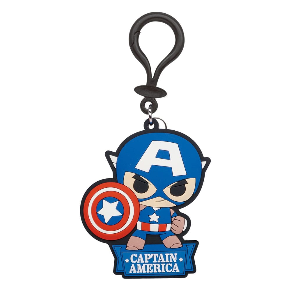 Pisarniški material Marvel Soft Touch PVC Bag Clip Captain America 